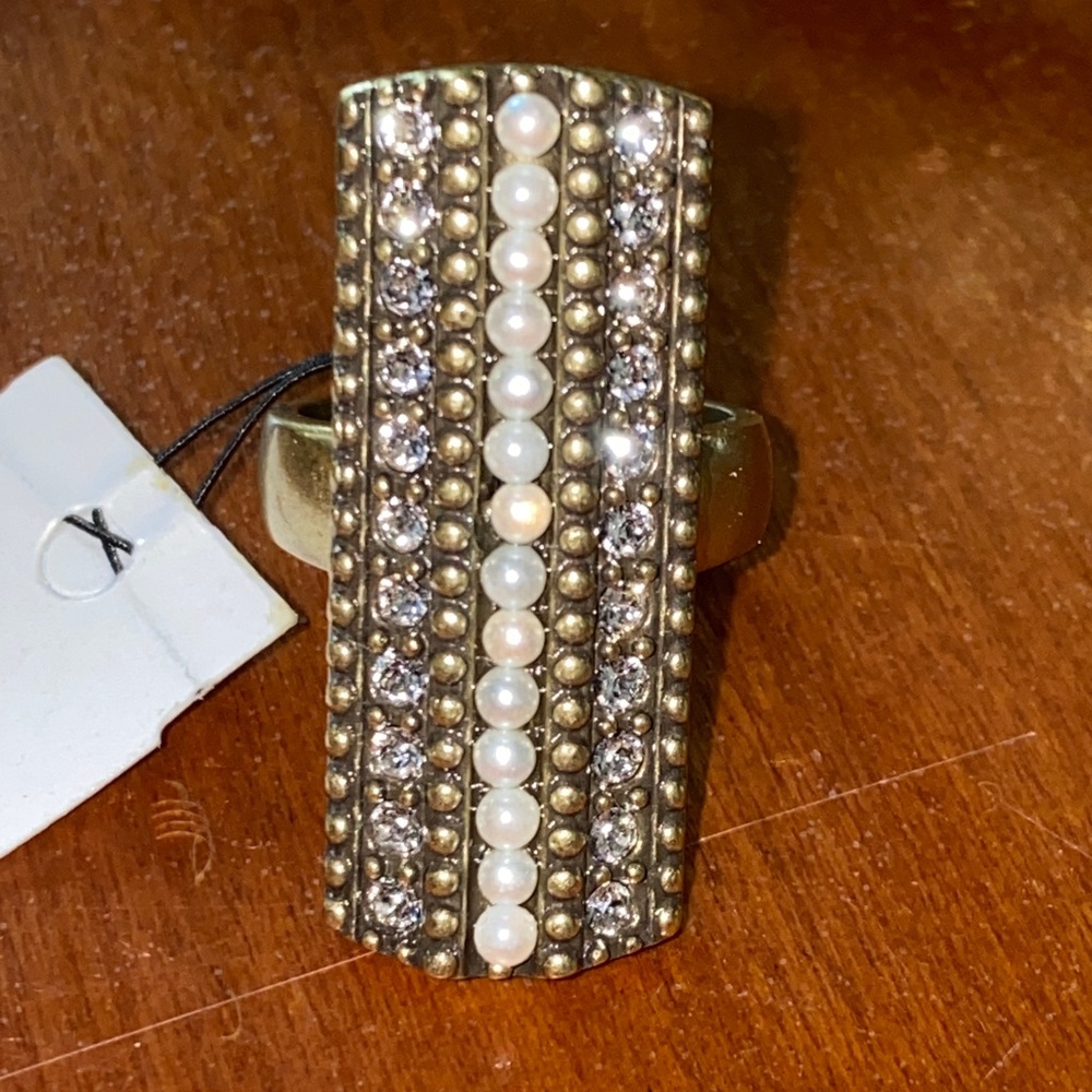 SILPADA SIZE 9 PEARL’S NIGHT OUT RING
